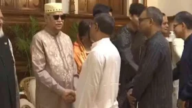 বঙ্গভবনে রাষ্ট্রপতির ঈদ শুভেচ্ছা বিনিময়