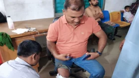 তদন্তে গিয়ে ককটেল হামলার শিকার পুলিশ