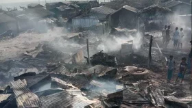 আনোয়ারায় মৎস্যপল্লীতে আগুন, কোটি টাকার ক্ষতি&nbsp;