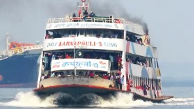 মেঘনায় যাত্রীবাহী লঞ্চে আগুন