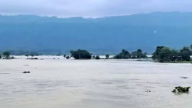 উজানের ঢলে সিলেটের নিম্নাঞ্চল প্লাবিত