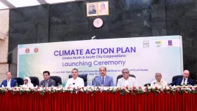 ঢাকা উত্তর ও দক্ষিণ সিটি কর্পোরেশনের জলবায়ু কর্ম-পরিকল্পনা ঘোষণা