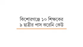 গাইবান্ধায় ১৩ শিক্ষকের স্কুলে ১৪ ছাত্রীই ফেল