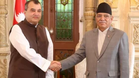 নেপালের প্রধানমন্ত্রীর সাথে পরিবেশমন্ত্রীর বৈঠক