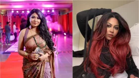 মায়ের ওড়না দিয়ে শাড়ি বানিয়ে পরলেন জেফার