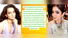 রাস্তায় &lsquo;হেনস্তা&rsquo;র ঘটনায় রাবিনার পাশে দাঁড়ালেন কঙ্গনা