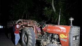 ট্রাক্টরের চাকায় পিষ্ট হয়ে হেল্পারের মৃত্যু