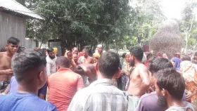 গরু বাঁচাতে গিয়ে ট্রেনে কাটা পড়ে যুবকের মৃত্যু