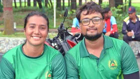 জুটি বেঁধে দিয়া-রোমানের ব্রোঞ্জ&nbsp;