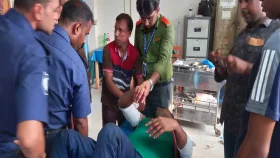 শৈলকুপা থানায় আ. লীগ নেতাকর্মীদের হামলা-ভাঙচুর