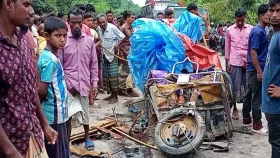 ফুলবাড়ীতে অটোরিকশা-ট্রাক সংঘর্ষে নিহত দুই