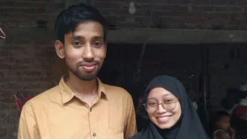 প্রেমের টানে ইন্দোনেশিয়ার তরুণী জয়পুরহাটে