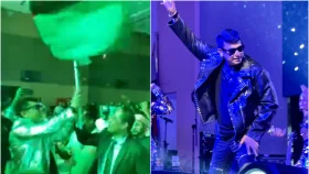 দুবাইয়ে জায়েদ খানের হাতে বাংলাদেশের পতাকা