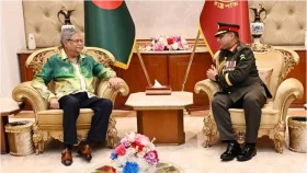 রাষ্ট্রপতির সঙ্গে নবনিযুক্ত সেনাপ্রধানের সৌজন্য সাক্ষাৎ