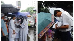 রাজধানীতে বৃষ্টি, যানজট-ভোগান্তিতে পরীক্ষার্থীরা