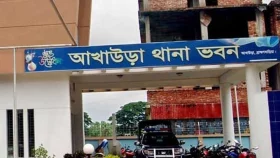 থানার জানালার গ্রিল ভেঙে পালাল আসামি