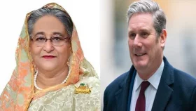 নতুন ব্রিটিশ প্রধানমন্ত্রীকে শেখ হাসিনার অভিনন্দন