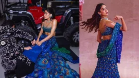 জাহ্নবীর ড্রেস কেটে ফেললেন প্রেমিক!&nbsp;