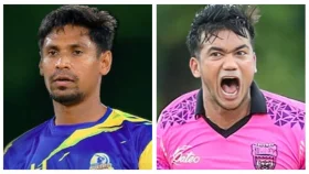 মোস্তাফিজ ০, তাসকিন ২