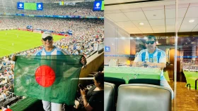 মেসিরা ফাইনালে, ভিআইপি গ্যালারিতে বসে জায়েদ খানের উচ্ছ্বাস