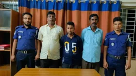 মাধবপুরে চাঁদাবাজি মামলায় দুই ইউপি সদস্যসহ গ্রেপ্তার ৩