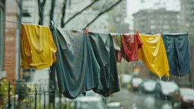বর্ষায় ভেজা জামাকাপড় তাড়াতাড়ি শুকোবেন কীভাবে?