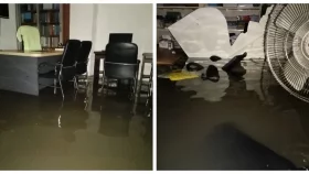 পানিতে ডুবে গেল মোস্তফা জব্বারের অফিস