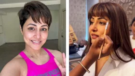 ক্যানসার চিকিৎসার মধ্যেই শুটিংয়ে হিনা খান