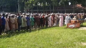 রংপুরে নিহত শিক্ষার্থী আবু সাঈদের দাফন সম্পন্ন