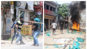 ত্রিমুখী সংঘর্ষে রণক্ষেত্র দিনাজপুর