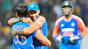 বল হাতে দুর্দান্ত রিংকু-সূর্য, সুপার ওভারে লঙ্কাবধ ভারতের