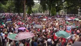 কেন্দ্রীয় শহীদ মিনারে ছাত্র-জনতার ঢল, সরকারের কাছে চার দাবি