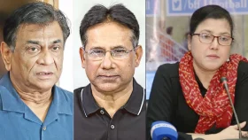 সালাউদ্দিন-সালাম-কিরণকে সমর্থকদের লালকার্ড
