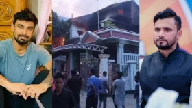 পুড়ল মাশরাফির বাড়ি, ভারতে প্রচার হচ্ছে লিটন দাসের বলে