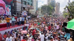 নয়াপল্টন জনসমুদ্র, বিএনপির সমাবেশ শুরু