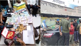 বিপুল টাকা-ডলার-স্বর্ণালংকারসহ গণপূর্তের নির্বাহী প্রকৌশলী আটক