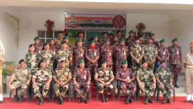 কুড়িগ্রাম সীমান্তে বিজিবি-বিএসএফ পতাকা বৈঠক