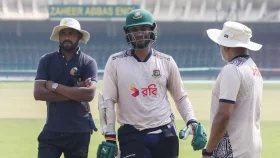 পাকিস্তানে গিয়ে অনুশীলন শুরু করেছেন সাকিব