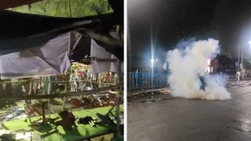 বিক্ষোভের মাঝেই আরজি কর মেডিকেলে হামলা-ভাঙচুর