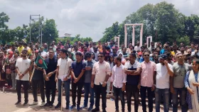 শেখ হাসিনার বিচারের দাবিতে শহীদ মিনারে ছাত্রদলের গণঅবস্থান&nbsp;