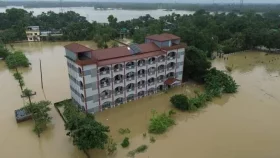 গোমতীর বাঁধ ভেঙে ডুবল বুড়িচং&nbsp;