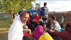 কুমিল্লায় আটকে পড়া বন্যার্তদের উদ্ধারের আকুতি যুবকের&nbsp;