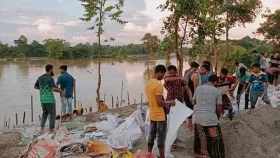 কুমিল্লায় গোমতী নদীর পানি বিপৎসীমার ৮০ সেন্টিমিটার ওপরে