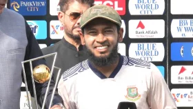 ঐতিহাসিক জয়ের ম্যাচসেরার পুরস্কার বন্যার্তদের উৎসর্গ &zwj;মুশফিকের