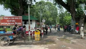 &nbsp;হিলি স্থলবন্দর দিয়ে আমদানি- রফতানি বানিজ্য বন্ধ&nbsp;