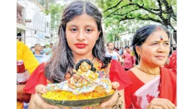 বন্যার্তদের জন্য প্রার্থনায় জন্মাষ্টমী উদযাপিত