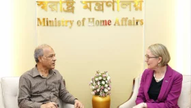 স্বরাষ্ট্র উপদেষ্টার সঙ্গে ব্রিটিশ হাইকমিশনারের সাক্ষাৎ&nbsp;