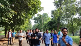 জাবিতে ছাত্র রাজনীতি নিষিদ্ধসহ তিন দাবিতে বিক্ষোভ