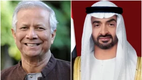 প্রধান উপদেষ্টাকে অভিনন্দন জানালেন ইউএই প্রেসিডেন্ট&nbsp;
