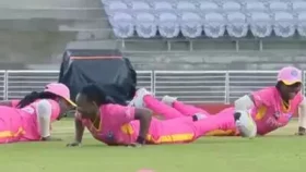 উইকেটের পর অদ্ভুত উদযাপনে ভাইরা ক্যারিবিয়ান নারী ক্রিকেটাররা